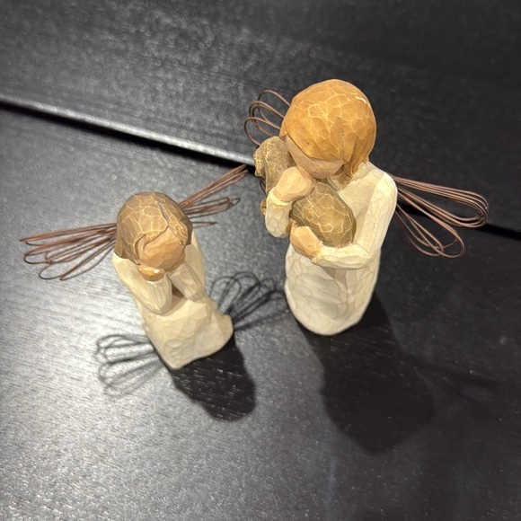 Willow Tree by Susan Lordi Angel of Caring & Angel of Friendship Statue Figurine - Picture 6 of 9